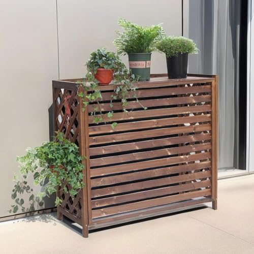 Support de fleurs pour unité extérieure et cache-climatiseur de balcon - 4