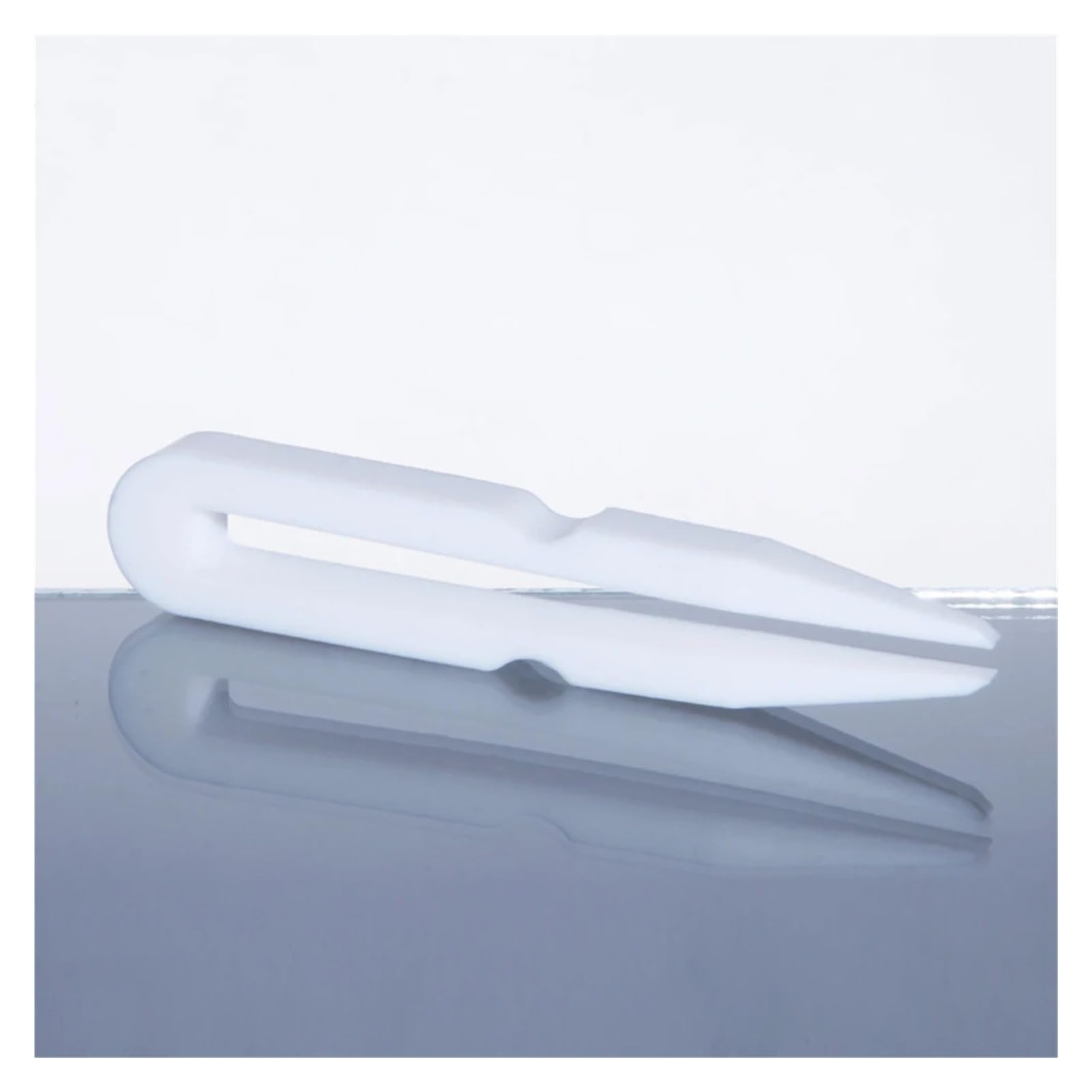 1 pz. Pinzette da Laboratorio in PTFE F4 ispessite Pinzette in PTFE 100/150/200 mm Forte Resistenza agli acidi e alle basi(200mm)