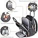Diaper Bag Backpack, RUVALINO Multifunction Travel Back Pack Maternity Baby Changing Bags, Large Capacity, Waterproof and Stylish, Dark Gray