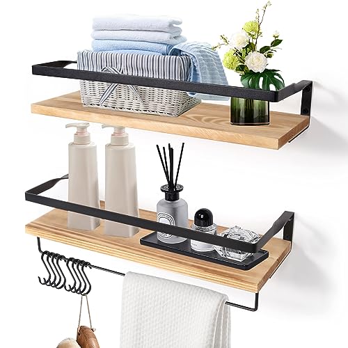 AGM Floating Shelves, 16.5 Inch Bathroom Shelf Set of 2,
