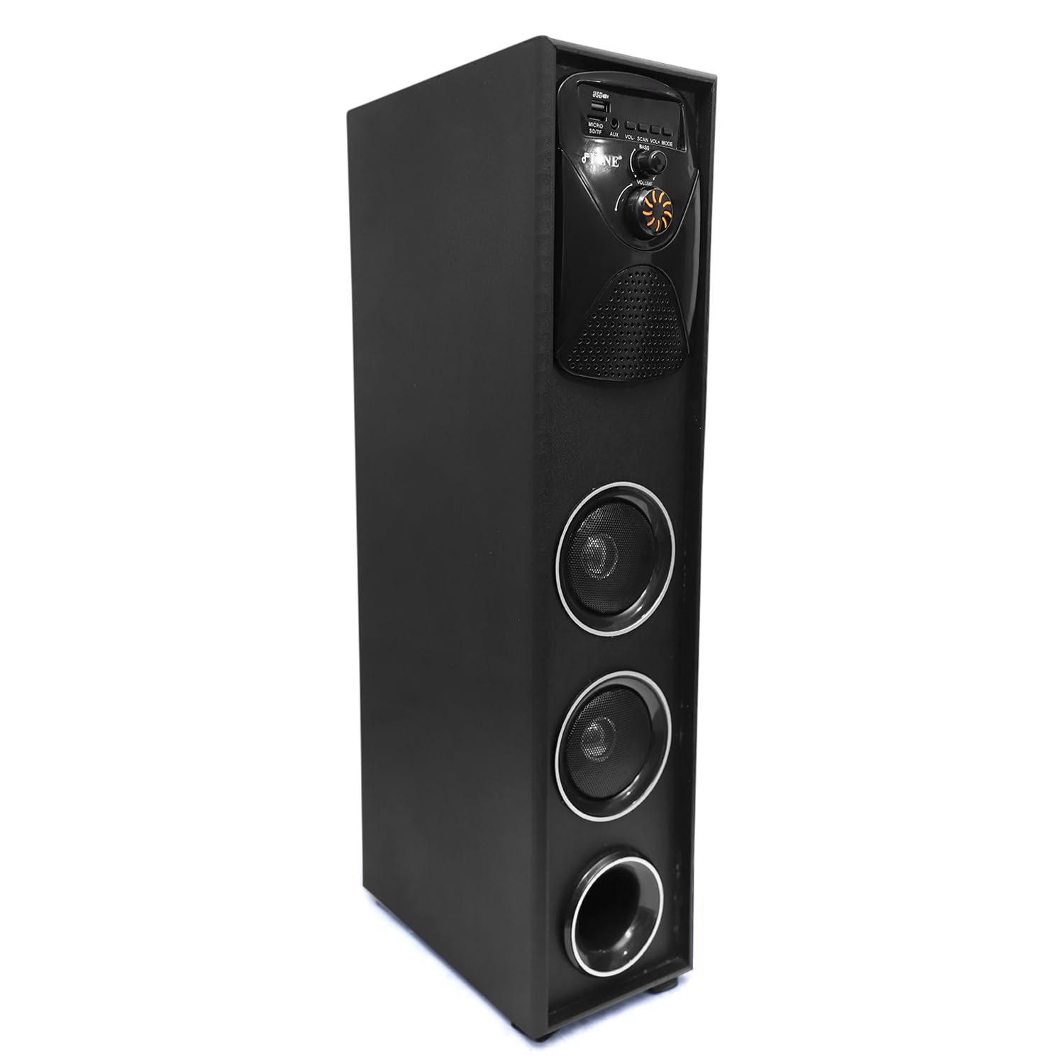 FINE Shooter Tower Multimedia Speaker with Bluetooth, USB, FM AUX 80 W Speaker