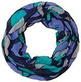 leichtes Material styleBREAKER leichter Sommer Loop im Retro Punkte Design 01014040 (Türkis-Blau)