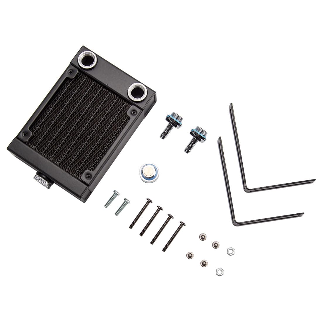 CISON-V8 - Kit modello motore con accessori, motore OHV V8 in metallo 44 CC in scala 1/6, raffreddato ad acqua, kit modello di motore a 4 tempi, modello di esperimento fisico per adulti