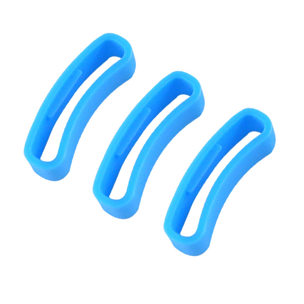 KHZBSRubber Strap Loop Silicone Watch Band Ring Compatible with suunto core/Ambit Series 24mm Strap (3 Packs)