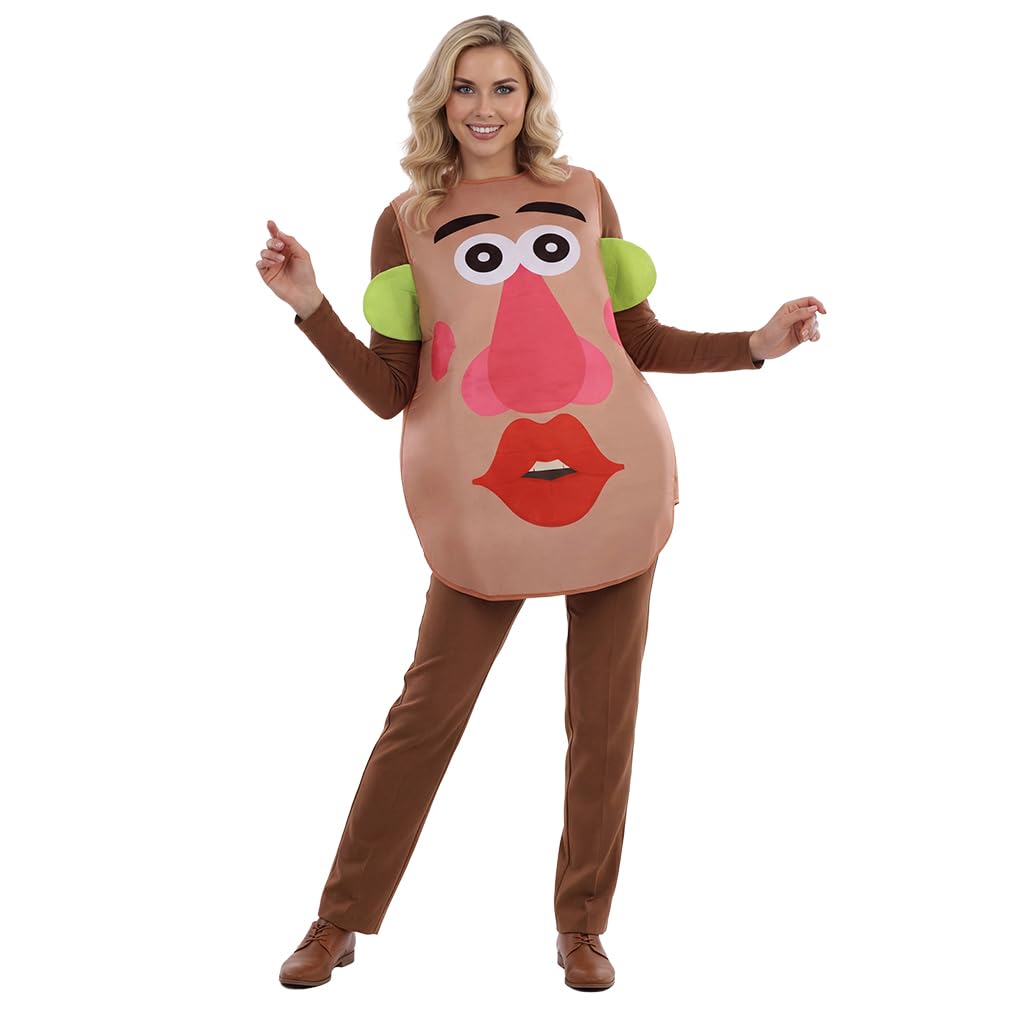 FYASA - Smiling Ms. Potato Smiling Adult Unisex Costume Size ML