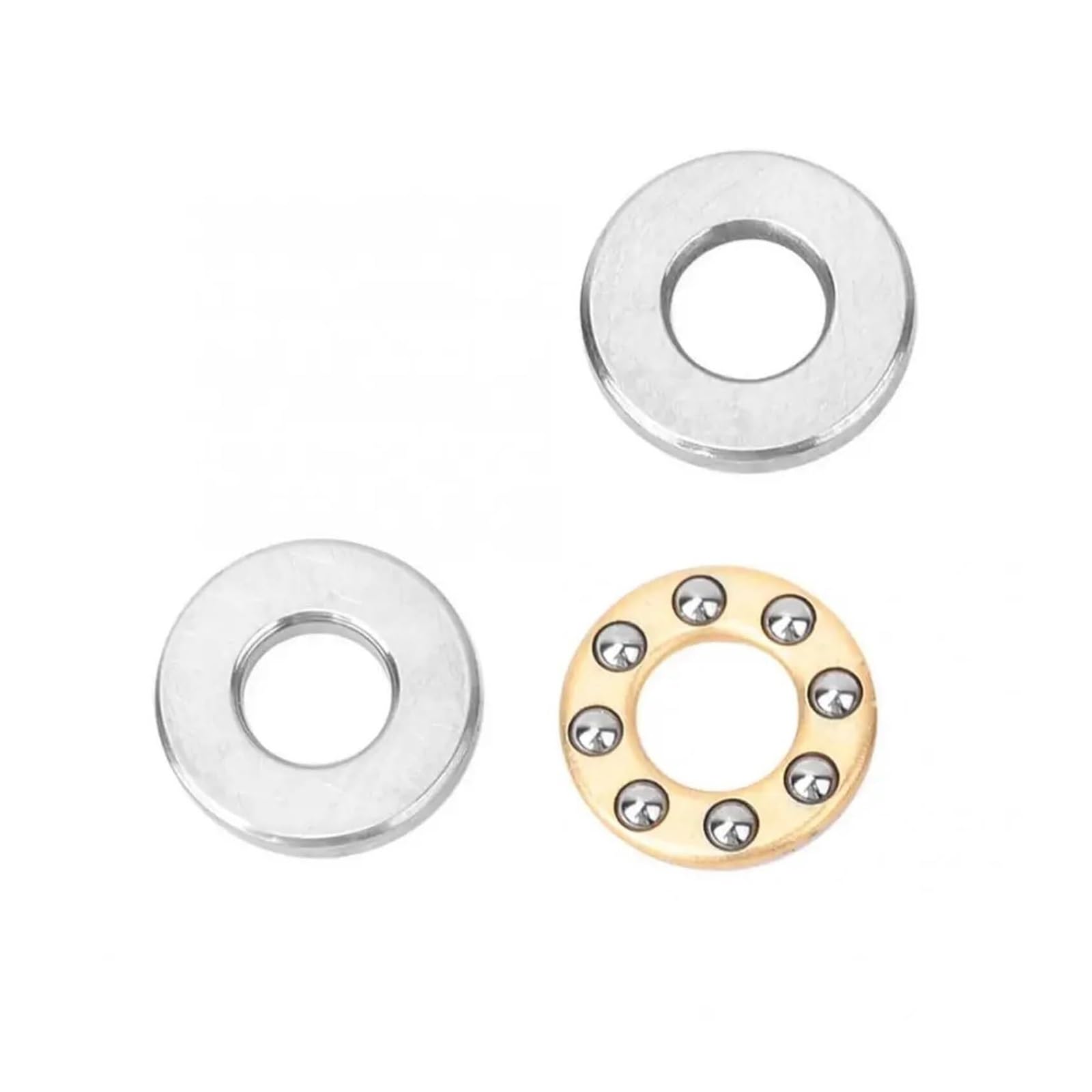 Bearings, 10pcs F2.5-6M/F3-8M/F4-9M/F4-10M Thrust Needle Roller Bearing Miniature High Precision Metal Axial Plane Set(4x10x4mm)
