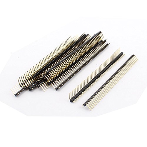 Tira de pines de 2.54 mm en ángulo recto para conexiones electrónicas estables y compactas