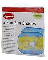 Algopix Similar Product 1 - Clippasafe Fun Sun Screens Twin Pack