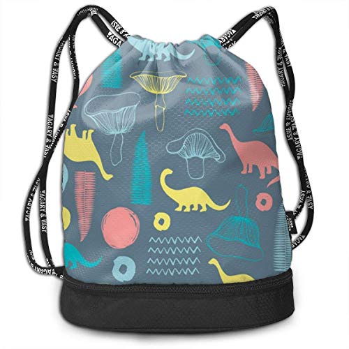 PmseK Mochila con Cordón Bundle, Cute Black Bear Print Bolsas de Gimnasia Bag Outdoor Bundle Backpack Gym Sackpack Travel Sport Yoga Gym Cinch Bag Laptop Sack Bag Beach Rucksack for Women & Men