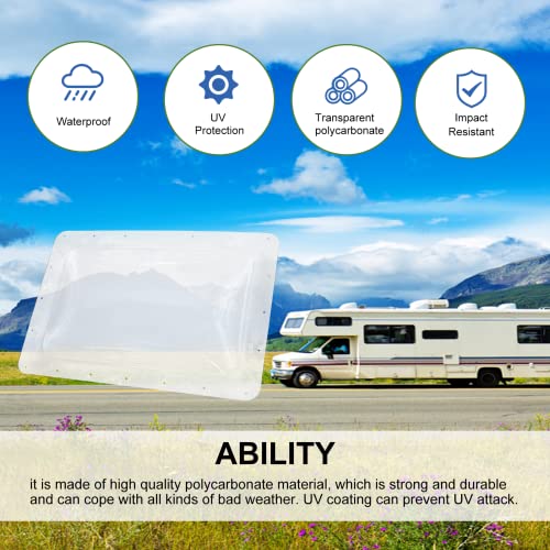 Afeile Universal Sl1422S Rv Skylight 18"X26" For Travel Trailer Rv Camper Truck Clear #TOP3