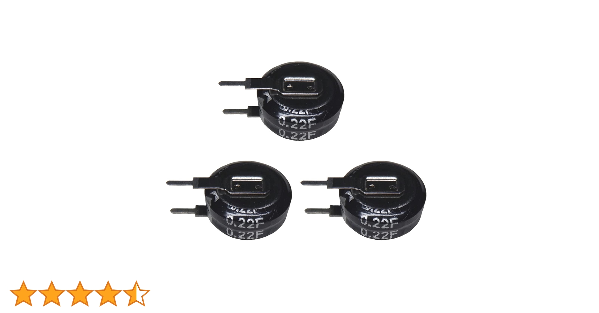Amazon.co.jp: 0.22F 5.5V 3個入り 電気二重層コンデンサ : 産業
