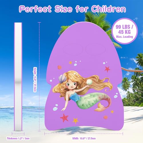 image for MoKo Swimming Kickboard for Kids, Cartoon Jellyfish-Shape Swimming Tra