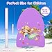MoKo Swimming Kickboard for Kids, Cartoon Jellyfish-Shape Swimming Training Aid Pool Exercise Equipment, Kickboard for Swimming Training for Swimming Beginner, Purple Mermaid