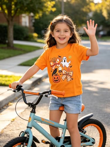Image of Funnycokid Toddler Girls Graphic T-Shirt, Short Sleeve Tee, 2-8 Years