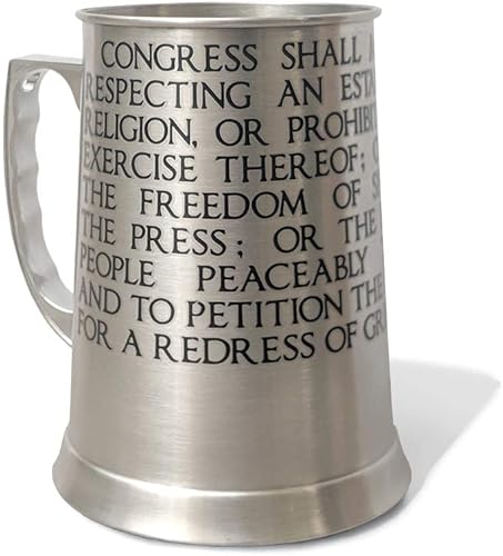 Miniatura 2 de Taza de cerveza de doble pared, vaso de cerveza aislado de 13 onzas, vaso de acero inoxidable de la primera enmienda