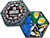 UN REGALO DIVERTIDO Y CONVENIENTE- Para amigos cercanos. Fun Socks fueron empaquetados por nosotros en una caja temática, que es perfecta para un regalo- lo compras, lo llevas para un cumpleaños y haces sonreír a todos los invitados. El destinatario utilizará calcetines cómodos y duraderos en más de una fiesta. Este regalo no solo es un gadget genial, sino también un buen presagio para el futuro: ¡Fun Socks presagia mucha locura, diversión y relajación!