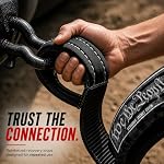 3" X 20' Heavy Duty Tow Strap - 30,000 Lb Break Strength Recovery Strap for Truck, SUV, Jeep & Off-Road Use | Reinforced Loops, Abrasion Sleeve & Carry Bag Included. - Image 7