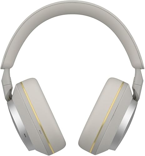 Bowers & Wilkins PX7 S2e Noise Cancelling Wireless Over Ear Headphones with Qualcomm aptX™ Adaptive & Quick Charge, 30 Hours of Playback and Six Built-In Microphone - Cloud Grey
