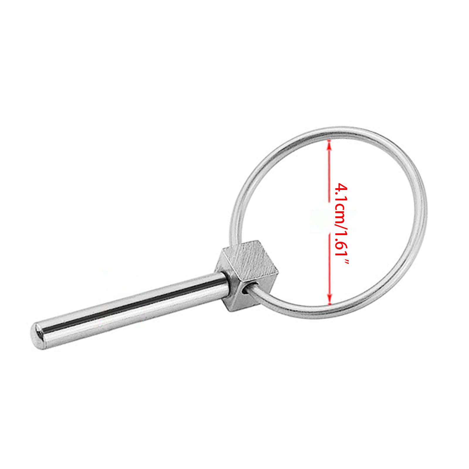 42mm Heavy Duty Lynch Pin Fastener Stainless Steel Kayak Canoe Linch Pin Retaining Clip Marine Accessories