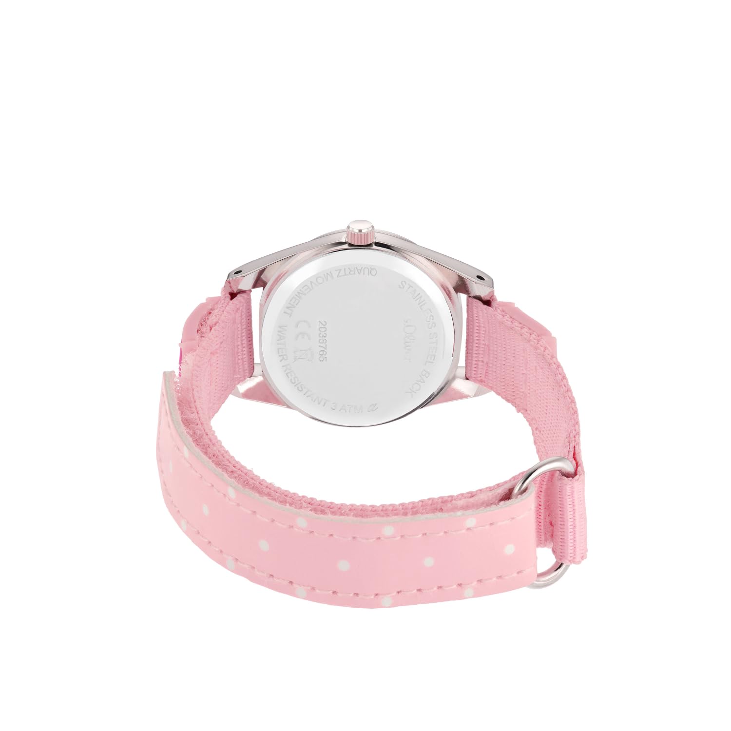 sOliver Orologio da polso per bambini, orologio analogico al quarzo, con cinturino in nylon/tessuto, resistente all'acqua fino a 3 bar, fornito in una confezione regalo