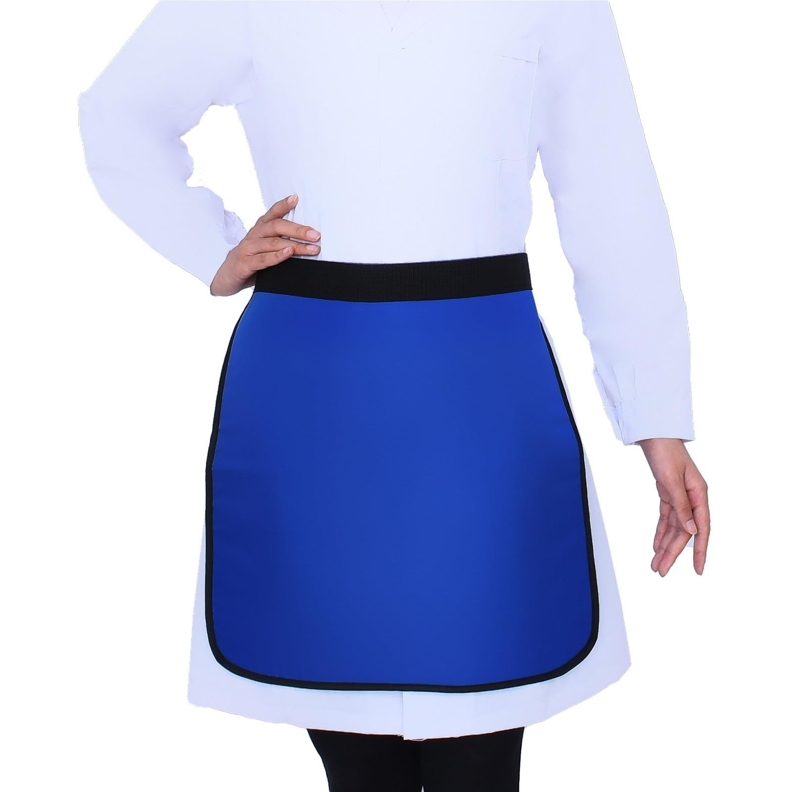 Fartuch Olowiany Ochrona RTG, 0.35mmpb 0.5mmpb Spodnica Ochronna do Polowy Ciala, Oslona przed Promieniowaniem do Celow Medycznych i Weterynaryjnych, Rozmiar 45x45cm(0.5mmpb)