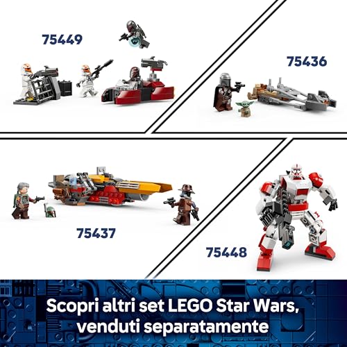 Star Wars 75443 La Casa di Grogu - Giocattolo da Costruire con Personaggio Grogu, Rana Sorgan, Catapulta e Biscotti Blu - Regalo per Bambini e Bambine da 4 Anni in su Fan di The Mandalorian - Lego - Immagine 7