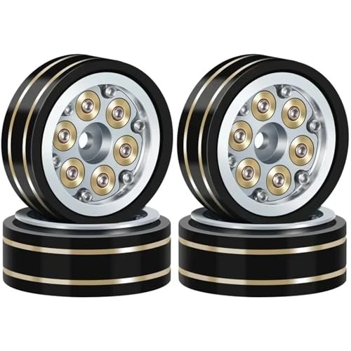 Moyeu RC jantes en laiton 1.1 pour Axial SCX24 TRX4M anti retournement