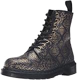 Dr. Martens Women's Pascal Baroque Cristal Suede Combat Boot