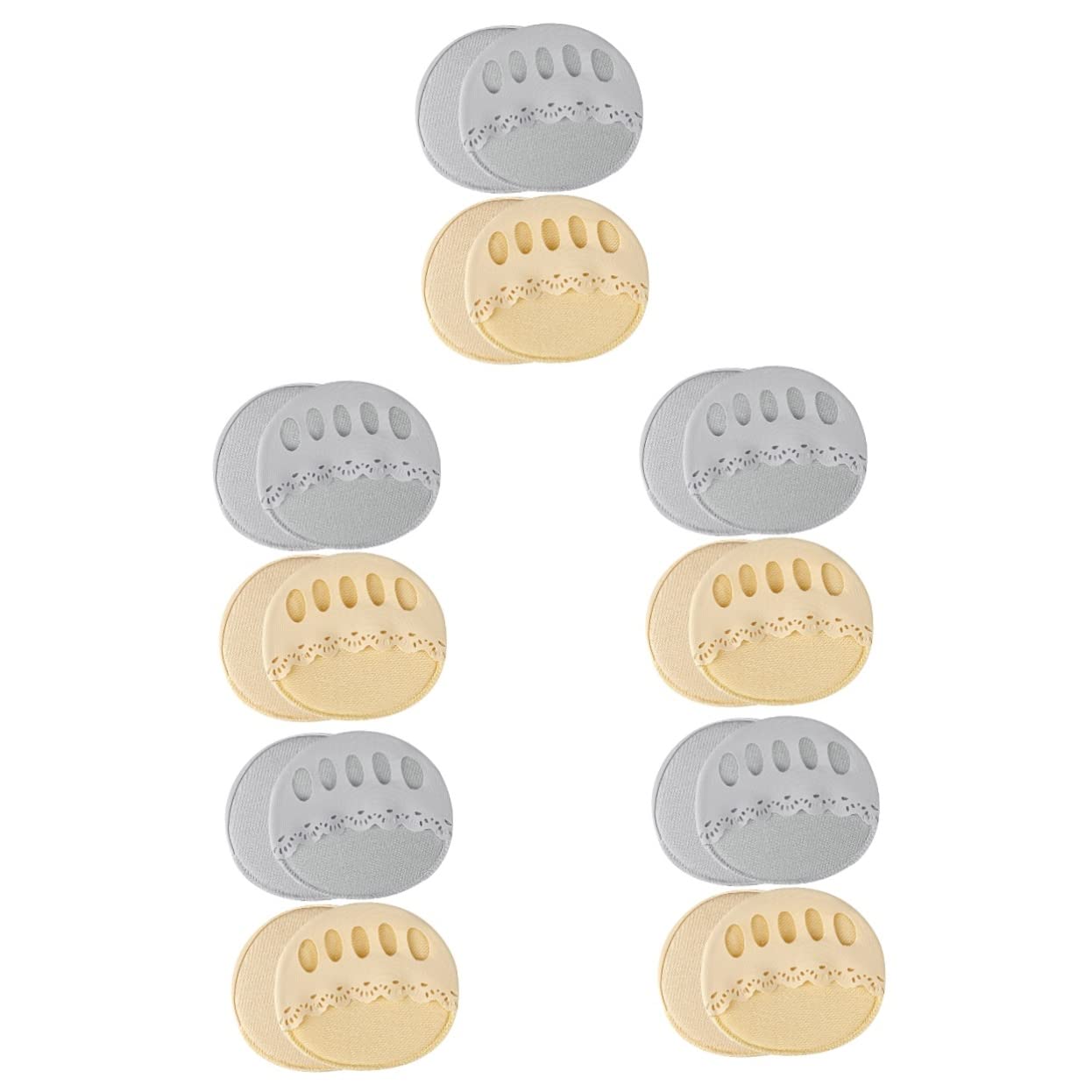 10 Paia Calzini Tabi Con Imbottitura For L'avampiede Imbottiture For Scarpe Larghe Mezzi Calzini Che