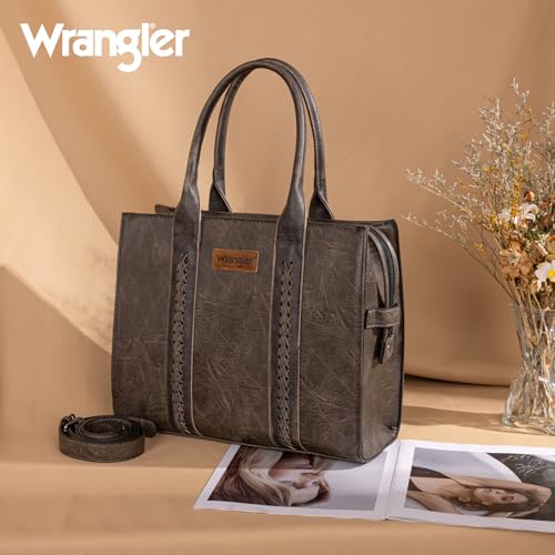 Image of Montana West x Wrangler Tote Bags Purses for Women Work Top-Handle Handbags with Strap