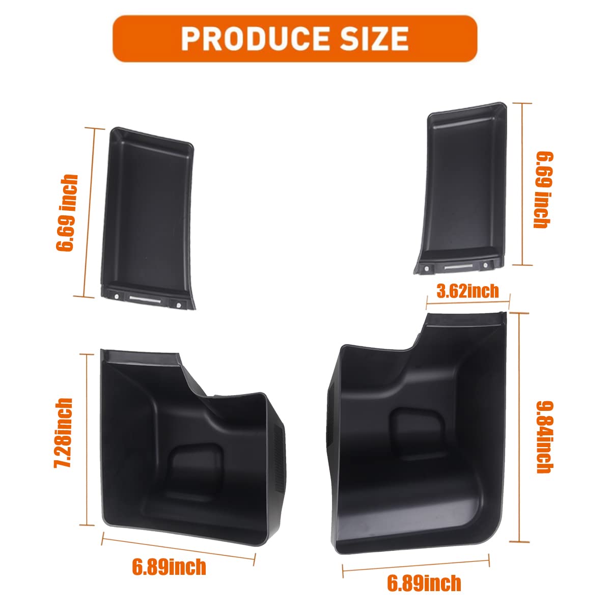 Organizer do bagażnika RBR Wheel Well Storage Tylny kosz Cargo Side Tray dla Jeep Wrangler JL JLU 2/4-drzwiowy akcesoria wewnętrzne
