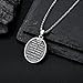 HKPATOP Saint Michael Medal Necklace 925 Sterling Silver St Michael Pendant Necklace Religious Protector Jewelry Gift for Women Men