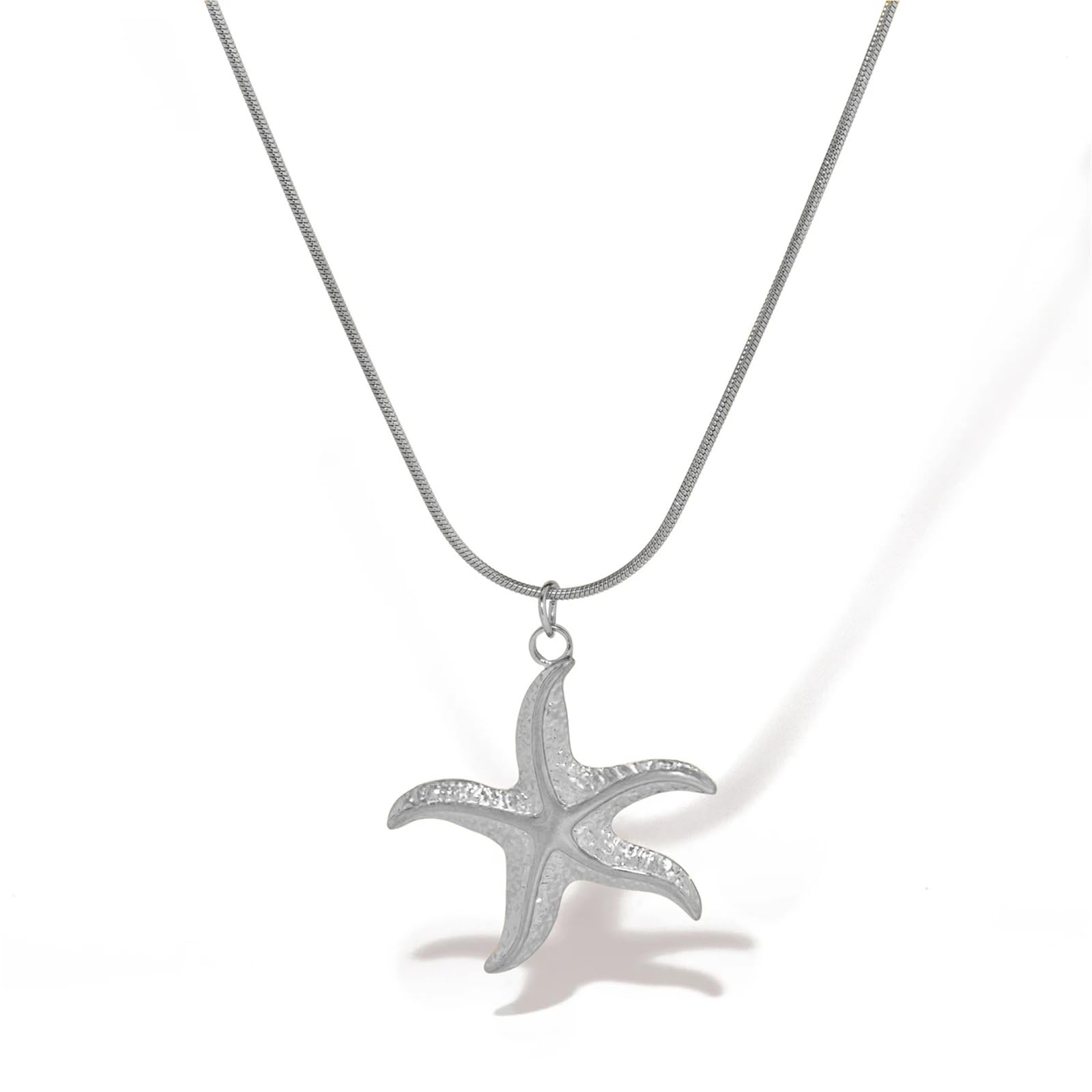 Collier étoile de mer en acier cadeau idéal souvenir de vacances à la plage - 7