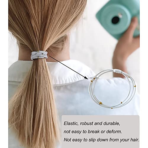 Lapohi 30 Pcs Hair Ties, Boho Bracelet Style Hair Ties For Women And Girls, Hair Elastic Ties For Ponytail Thin Hair Thick Hair(Classic) #TOP3