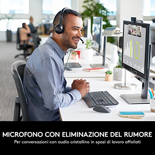 C920 HD Pro Webcam + H390 Cuffie Cablate - Webcam - Immagine 2