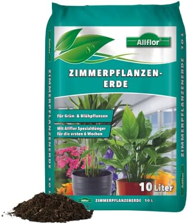 Bio Grünpflanzenerde 20 L – 100% Nachwachsende Rohstoffe, Mit Dünger, Für Zimmerpflanzen, Unbedenklich Für Haustiere