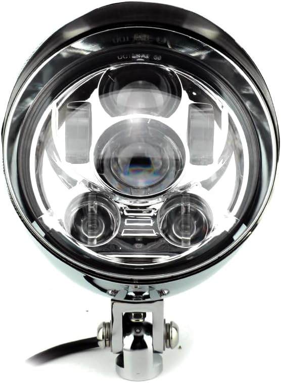 5 3/4 inch Bullet headlight Motorcycle LED Visor Top 10mm Tri Bar 5.75" For Harley Sportster Dyna Softail Bobber Chopper Custom