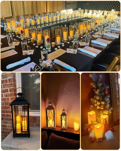 Enido 12 Pc Led Candles Flickering Flameless Candles With Remote & Timer For Romantic Ambiance thumb #3