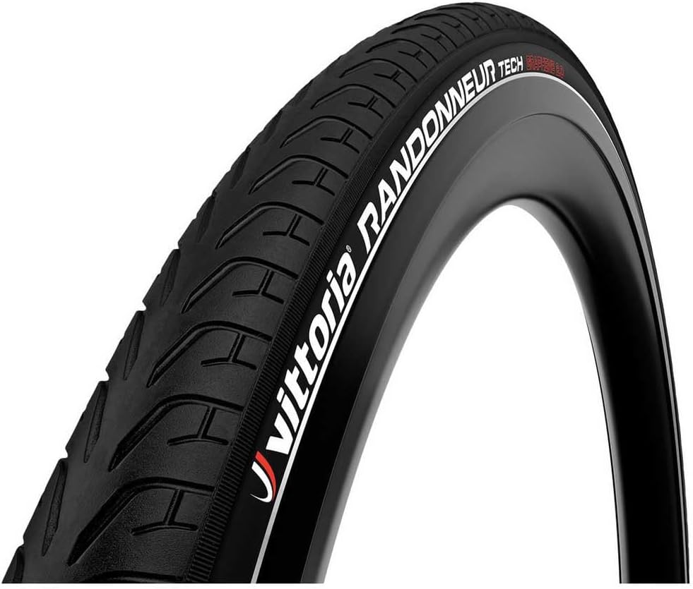 Randonneur Tech Rigid G2.0 Randonneur Tech Rigid G2.0, All Black, Rigid Clincher, Reflective Sidewall, Street Riding, Touring, Graphene e-Bike, Bicycle Tire