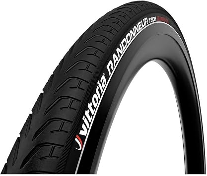 Randonneur Tech Rigid G2.0 Randonneur Tech Rigid G2.0, All Black, Rigid Clincher, Reflective Sidewall, Street Riding, Touring, Graphene e-Bike, Bicycle Tire