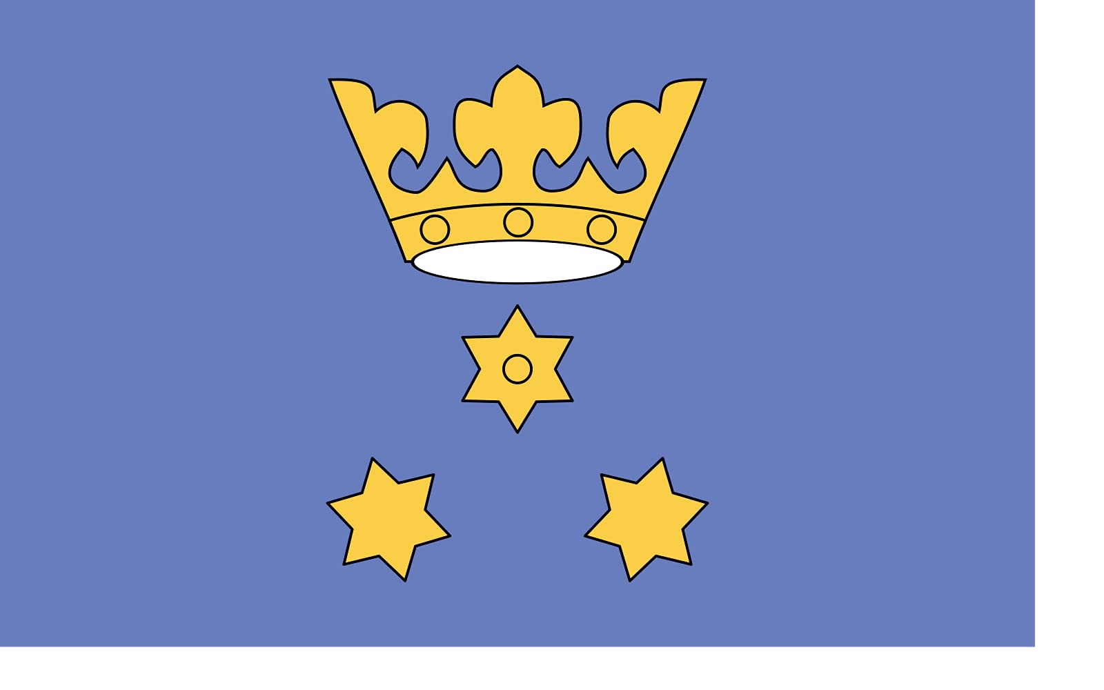 Drapeau gmina Pawłowice grand format pour célébrations locales et mairies