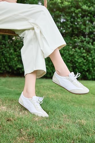 Image of iiimmu Ballet Flats Sneakers for Women Casual Walking Shoes