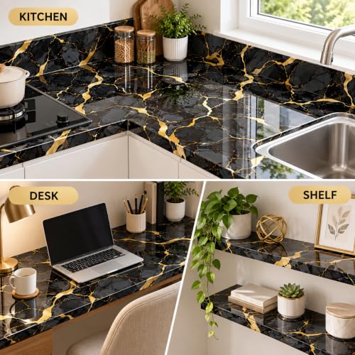 Image of Marble Design Wallpaper Roll Wall Covering For Living Room 60*200