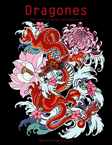 Dragones libro para colorear para adultos 2 (Spanish Edition)