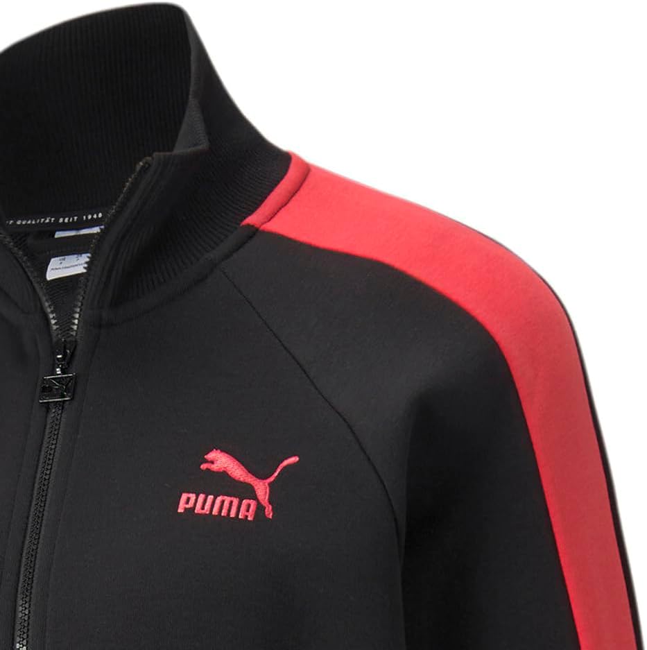 PUMA Womens Iconic T7 Jacket Plus Athletic Outerwear Casual Pockets - Black - Image 5