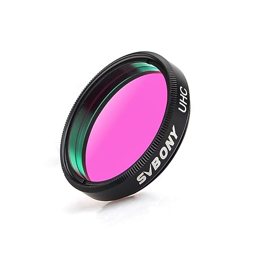 SVBONY Telescope Filter 1.25" UHC Filter Astrophotography to Improve The Image Contrast Reduces Light Pollution (1.25 inch)