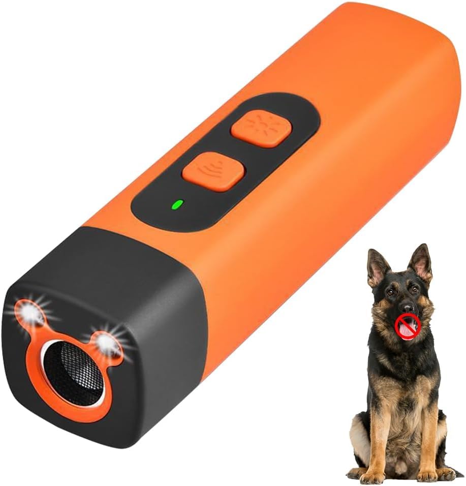 COSEN Antibell Ultraschall Gerät, 2025 Neu Ruhemeister Pro Hundeabwehr Ultraschall, Schonendes Ultraschall-Training für Ruhiges Zuhause mit 3 Frequenzen LED-Lampe für Kleine Mittel Große Hunde (1PC)