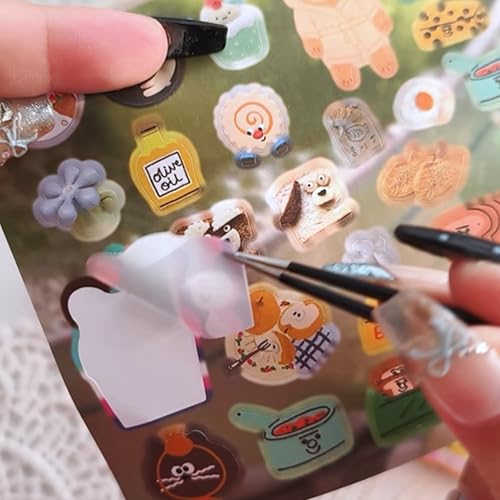 Image of 1234 Pcs Japanese Sticker Book -Lovely Little Things | 30 Sheets INS Style Cute Cartoon Sticker Book | Kawaii Stickers for Journaling, Scrapbooking, Planners DIY Craft Stickers