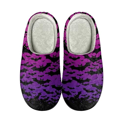 Yzaoxia House Slippers for Women Size 5.5-12 Fluffy Bedroom Slippers Indoor Non-slip Fuzzy Slippers