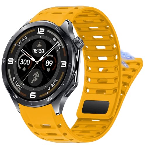 OnePlus Watch 3�p�o���h�A22mm�h���X�|�[�c�V���R���A�ʋC���̂��郆�j�X�g���b�v OnePlus Watch 3�A2 46mm / 2R / 1�X�}�[�g�E�H�b�`�ɑΉ� (�I�����W�C�G���[�A22mm�T�C�Y�̃o���h)�B